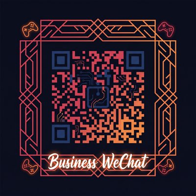 高清3D动漫商务二维码